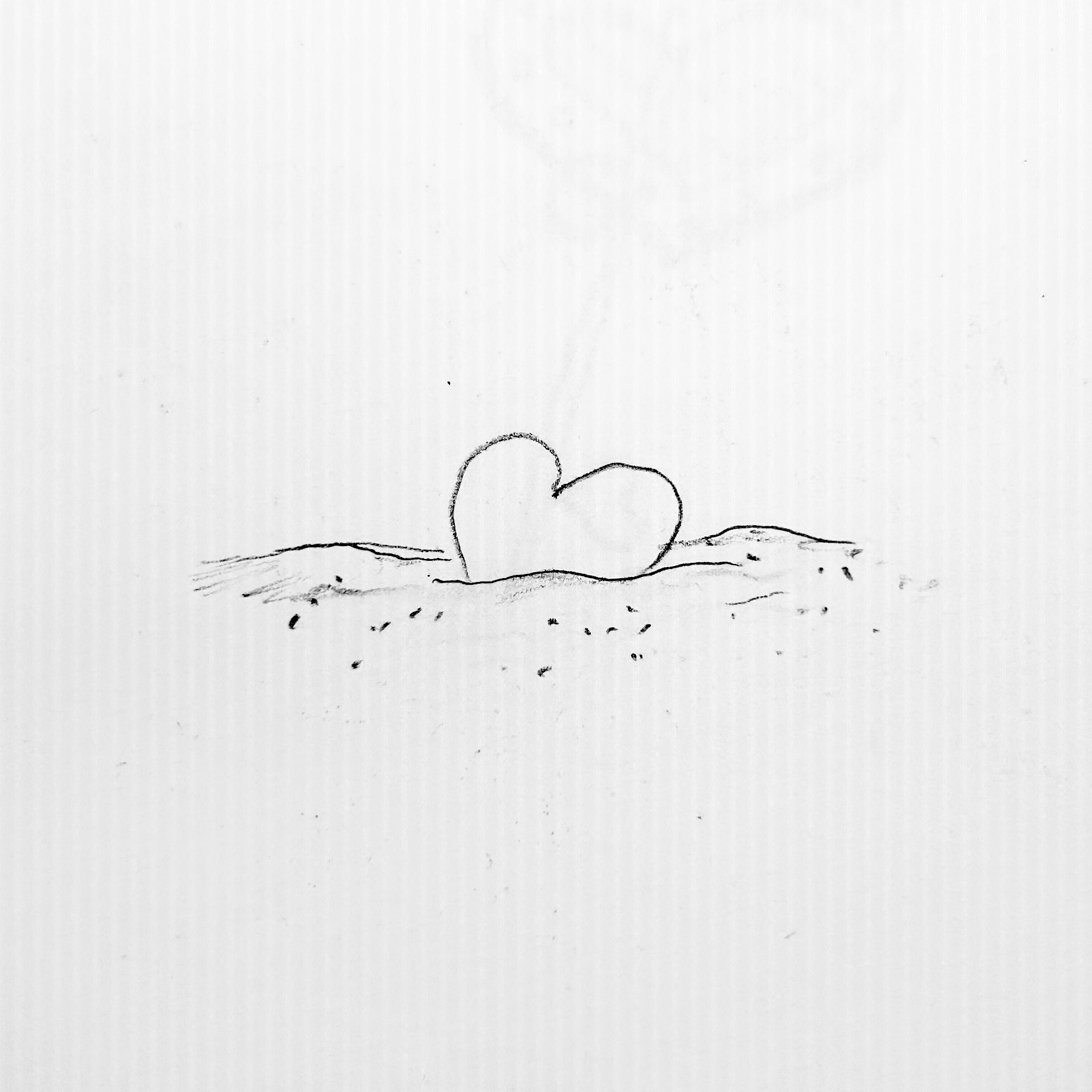 Heart sinking into quicksand