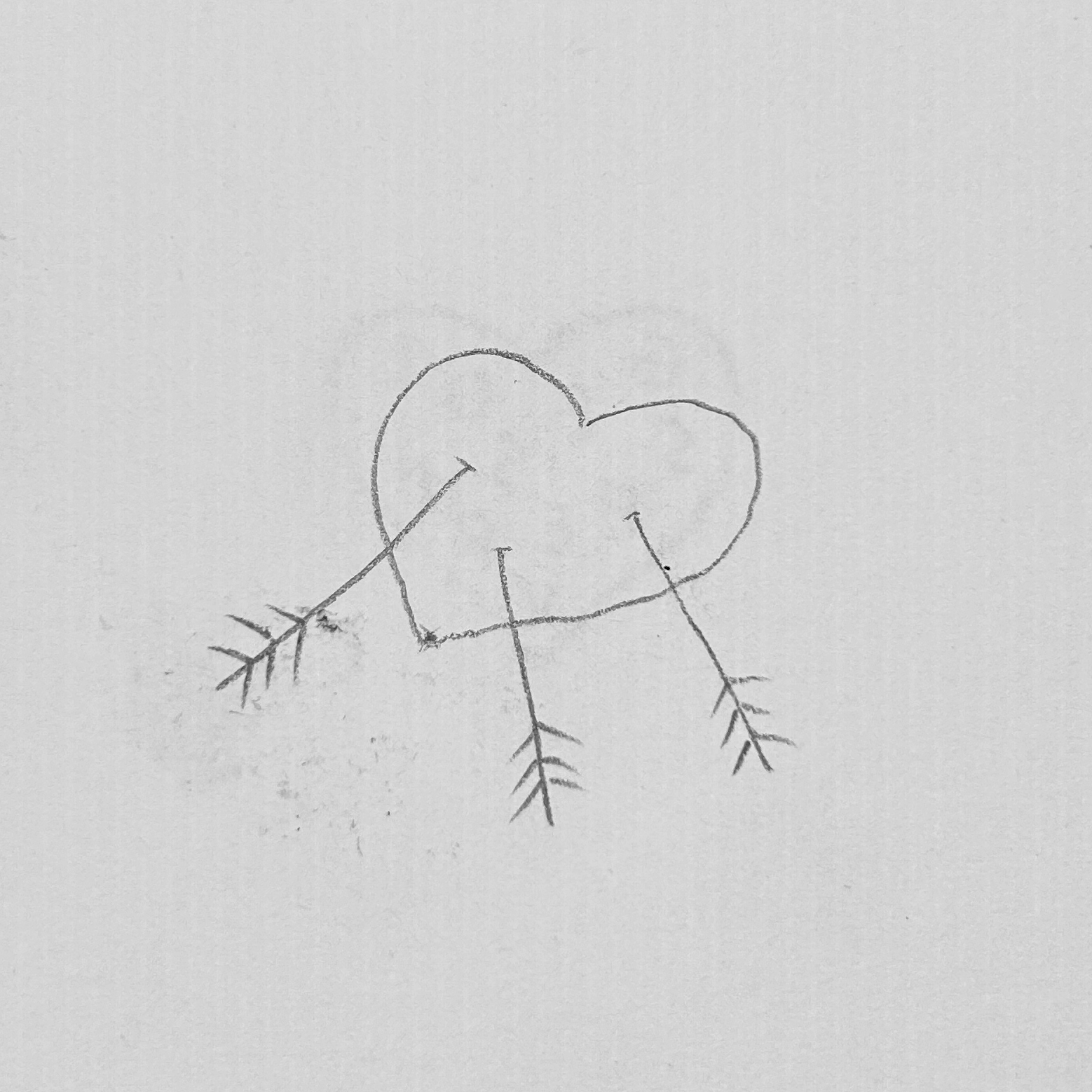 Heart with arrows through it